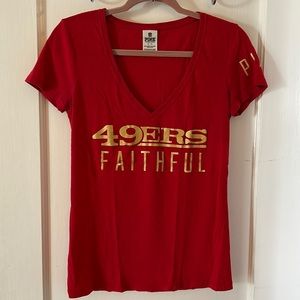 2010s Victoria Secret Pink 49ers tee, San Francisco, Niners, 49ers Faithful, nfl